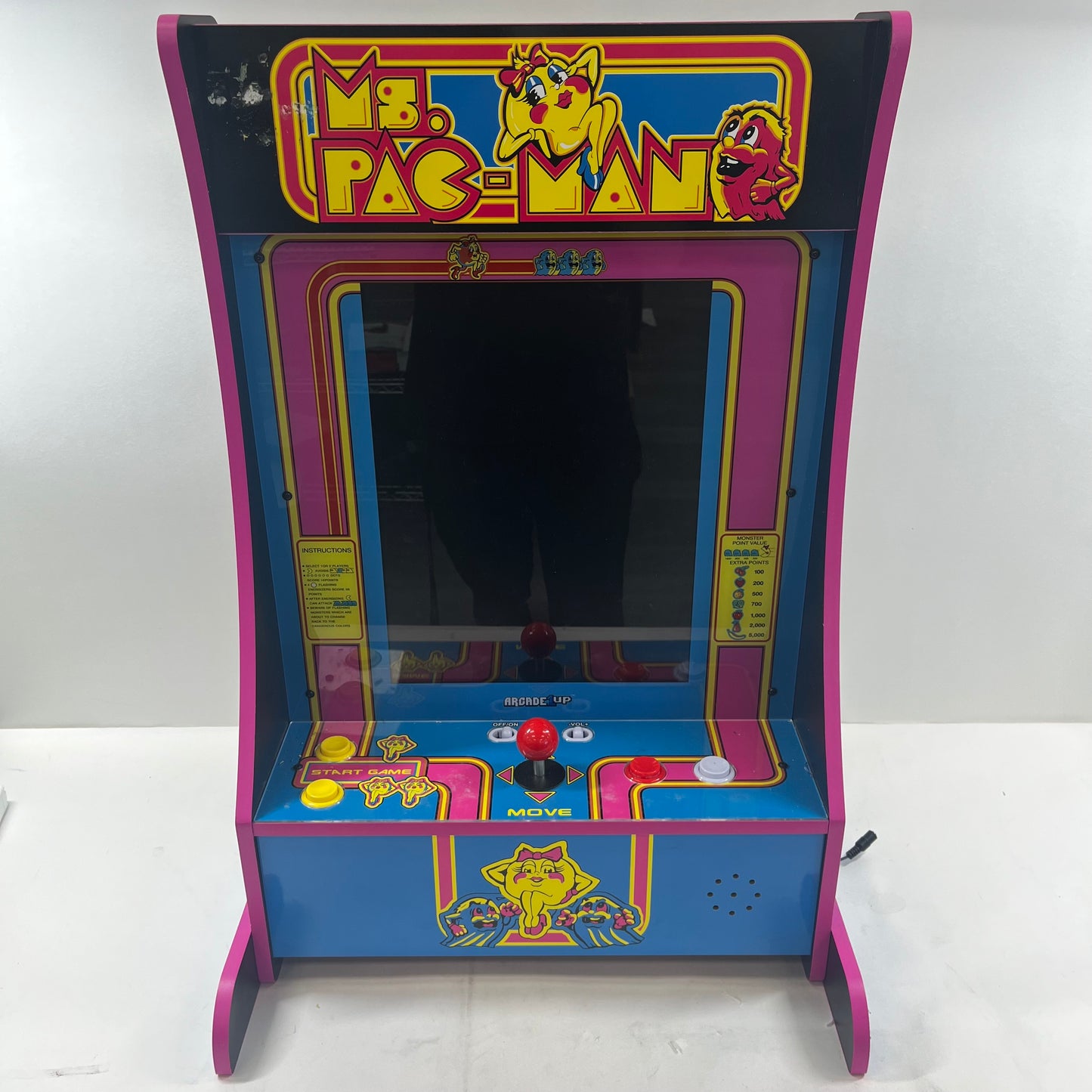 Arcade1Up Ms. PAC-MAN Classic Arcade Video Game Machine MSP-A-300520
