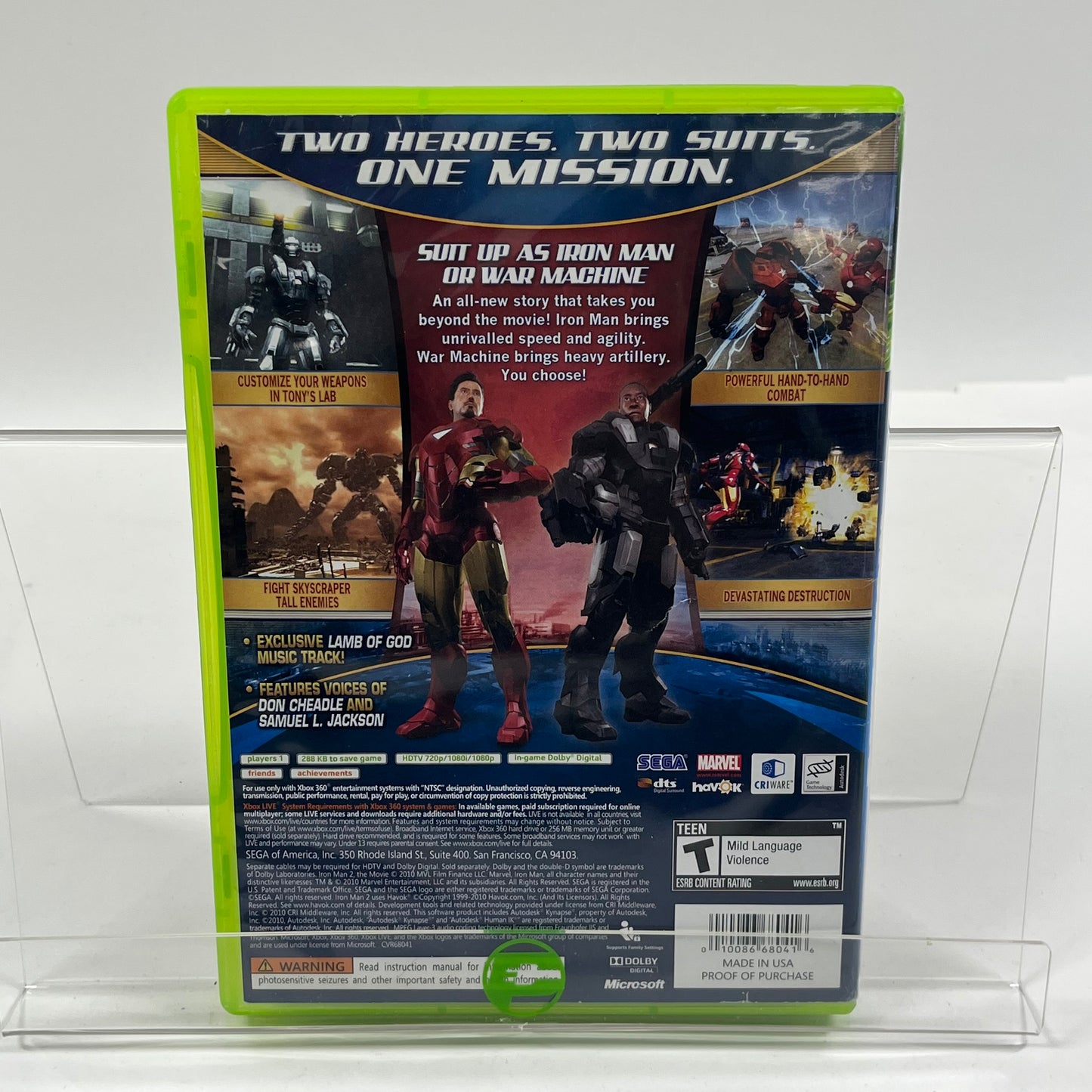 Iron Man 2 (Microsoft Xbox 360, 2010)