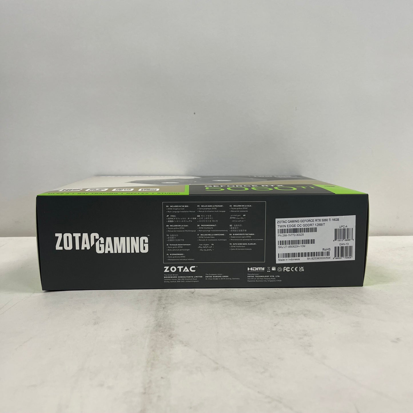 New Zotac GeForce RTX 5060 Ti Twin Edge OC 16GB GDDR7 Graphics Card