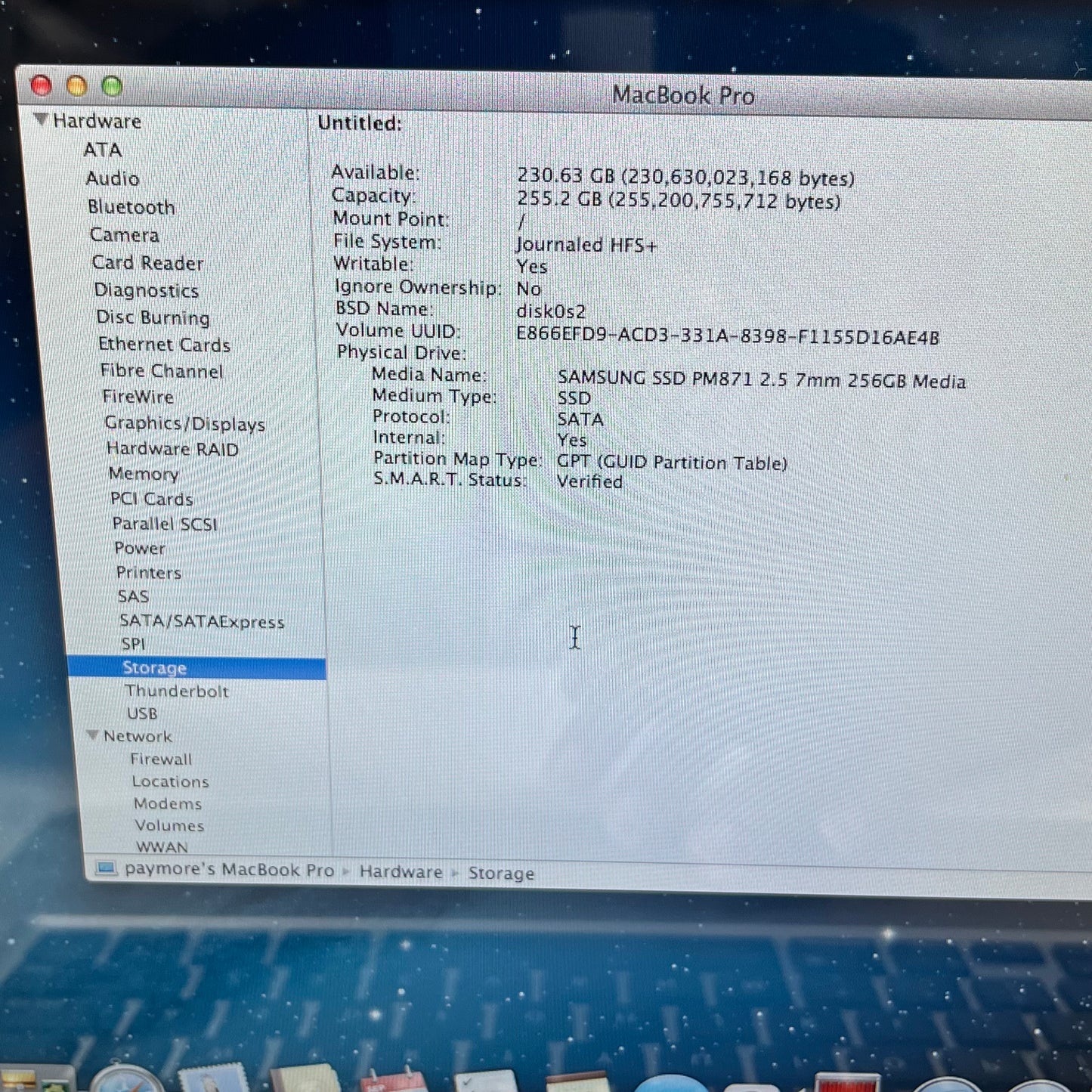2012 Apple MacBook Pro 13.3" i5 2.5GHz 16GB RAM 256GB HDD Silver A1278