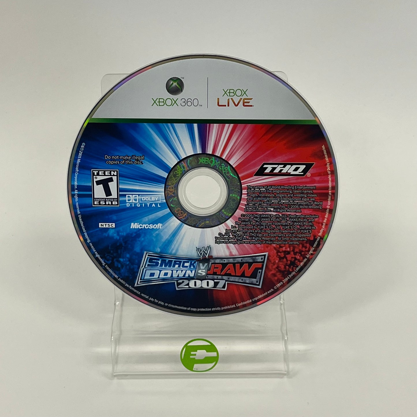 WWE Smackdown vs. Raw 2007 (Microsoft Xbox 360, 2006)