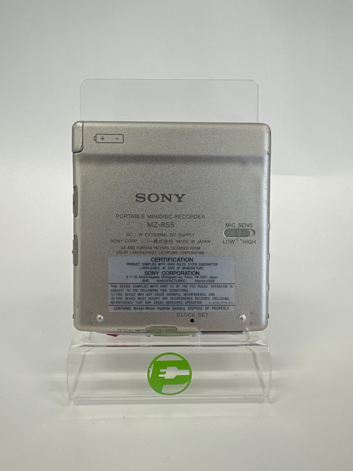 Sony MD Walkman Portable MiniDisc Recorder MZ-R55