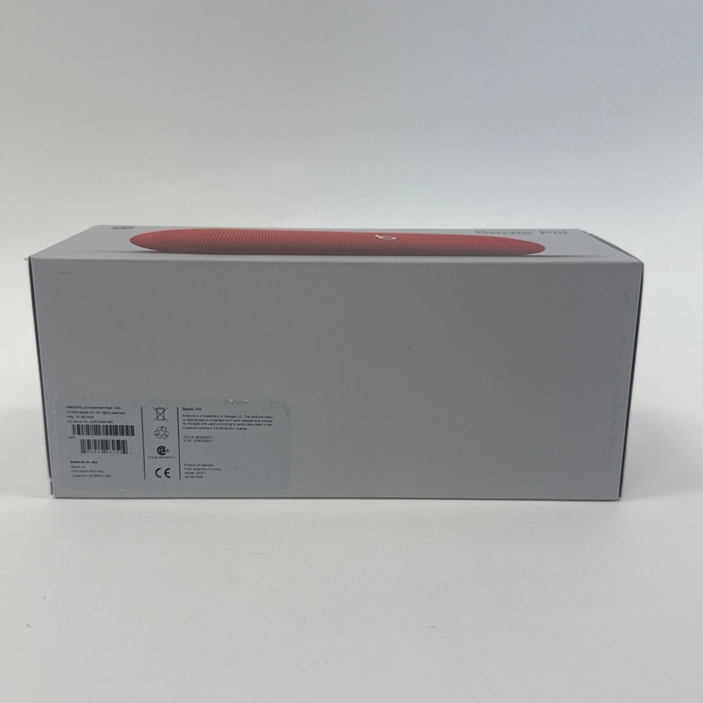 New Beats A3211 Portable Bluetooth Speaker Red MWQW3LL/A