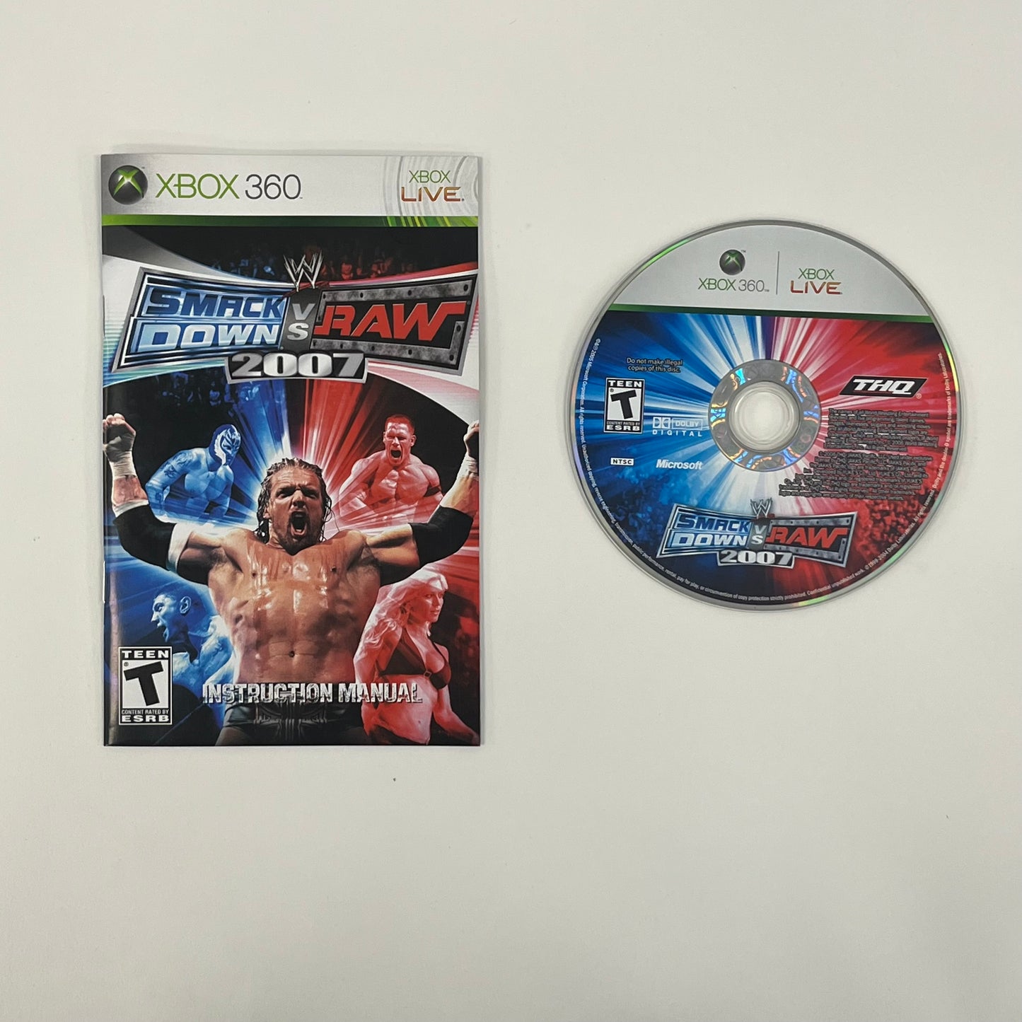 WWE Smackdown vs. Raw 2007 (Microsoft Xbox 360, 2006)