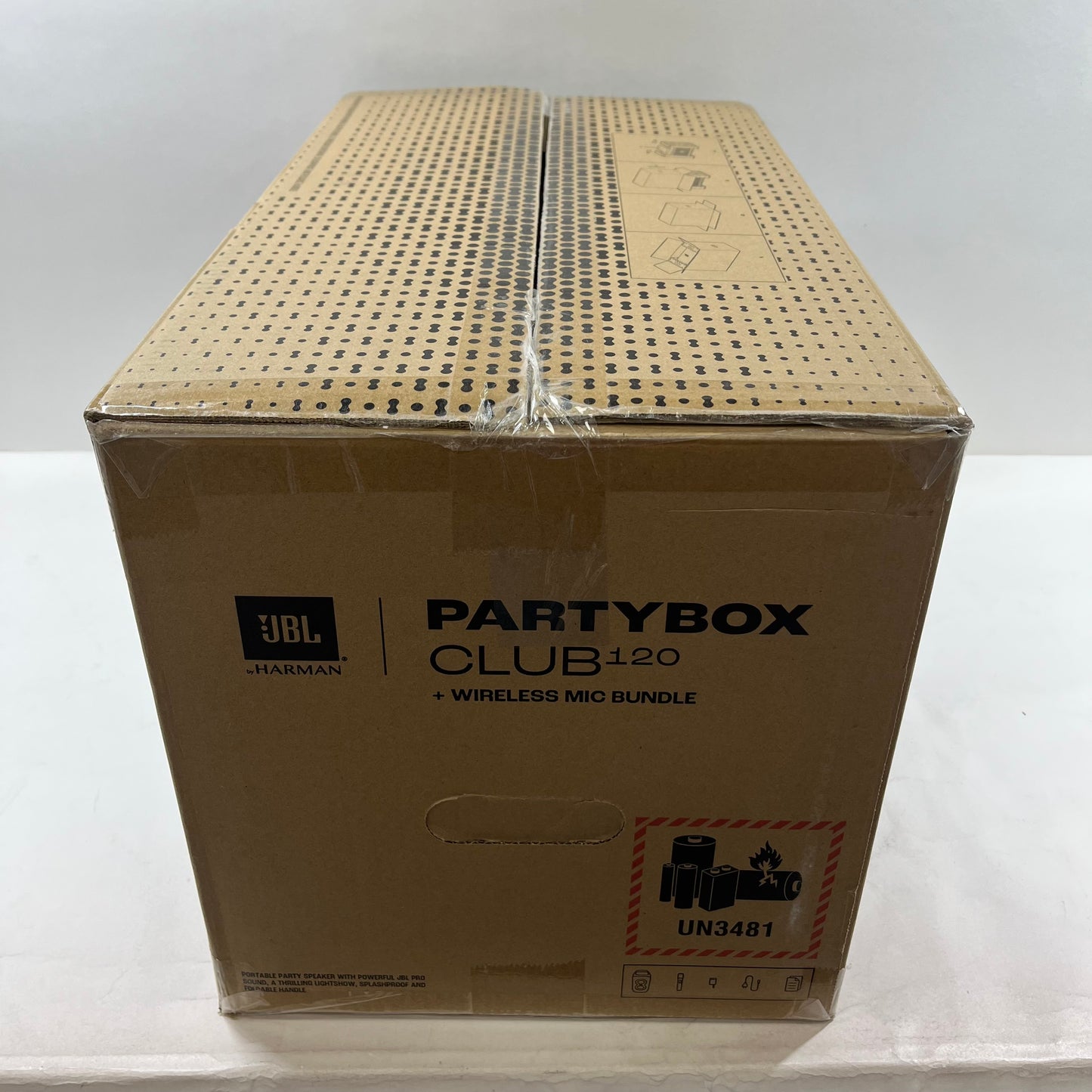 New JBL PartyBox Club 120 Portable Bluetooth Party Speaker Black