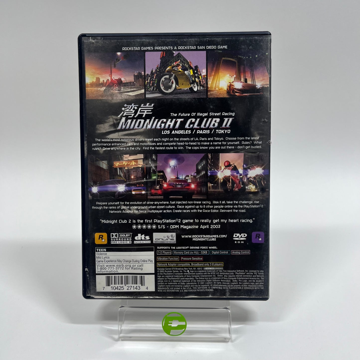 Midnight Club 2 (Sony PlayStation 2 PS2, 2000)