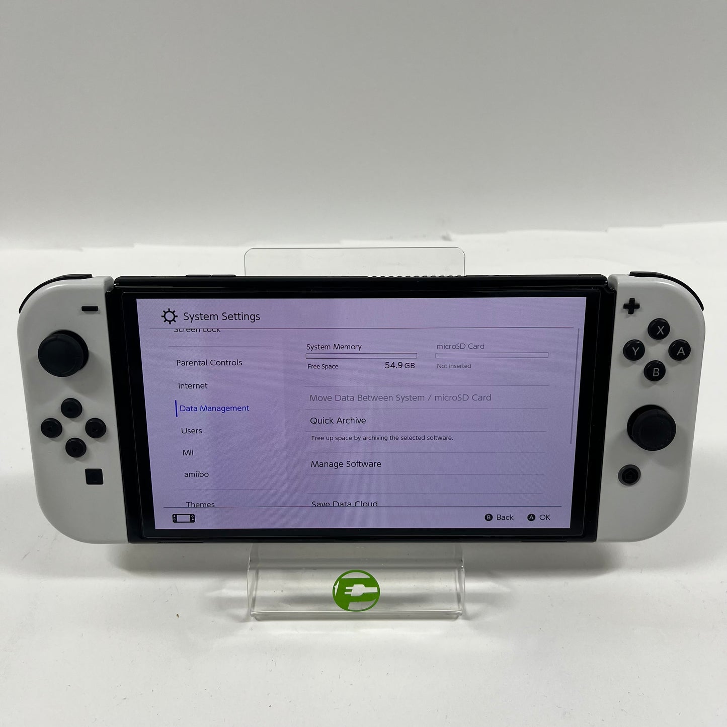Nintendo Switch OLED Video Game Console HEG-001 Arctic White
