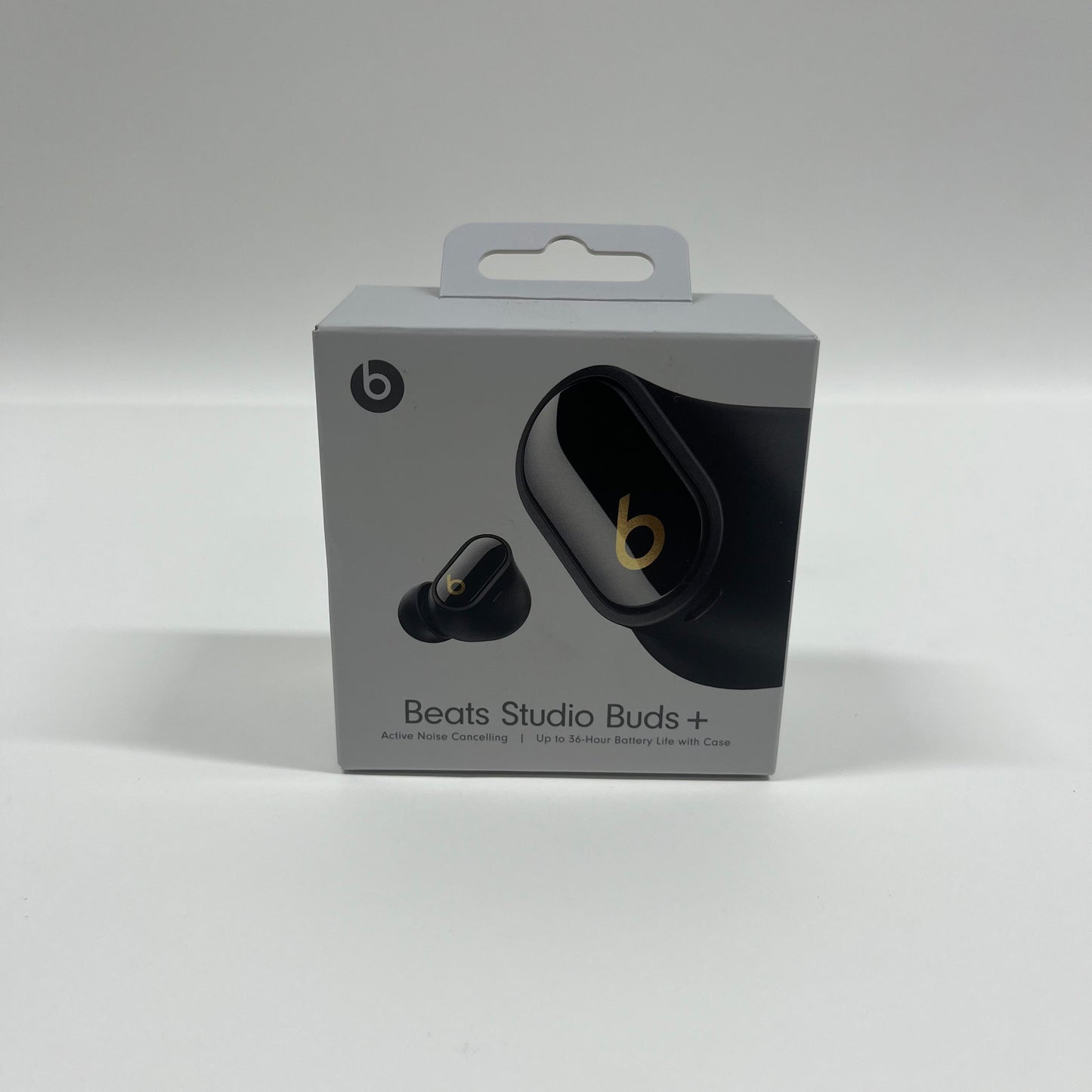 New Beats Studio Buds+ Wireless In-Ear Bluetooth Headphones Black Gold MQLH3LL/A