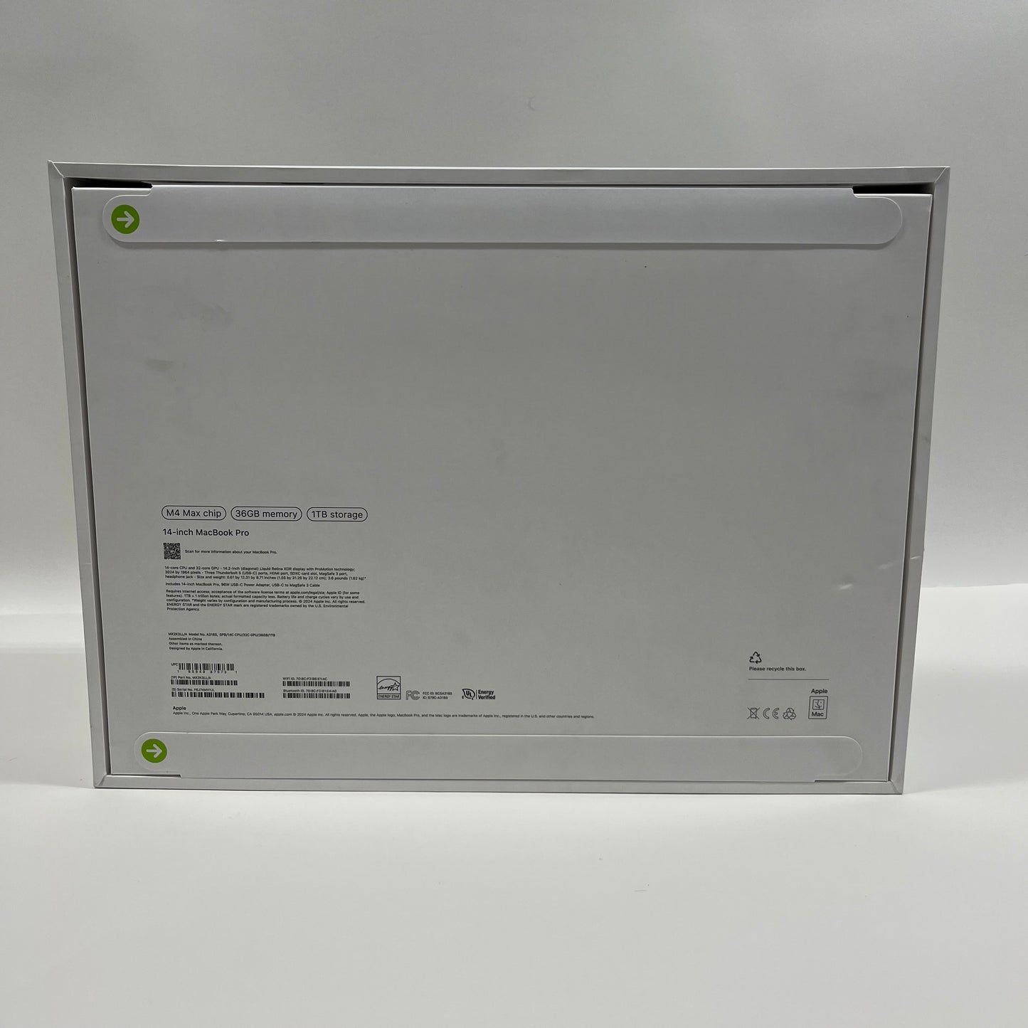 New 2024 Apple MacBook Pro 14" M4 Max 20C GPU 4.5GHz 36GB RAM 1TB SSD MX2Y3LL/A