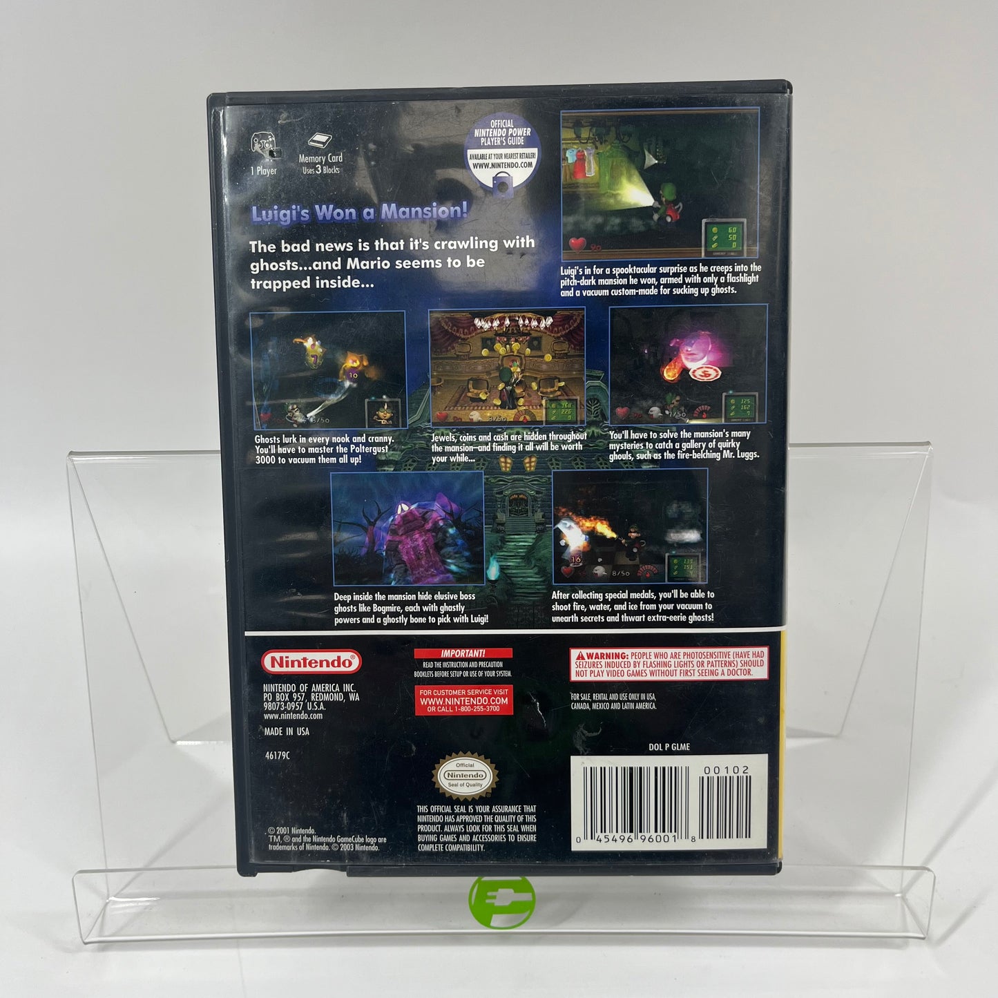 Luigi's Mansion (Nintendo GameCube, 2001)