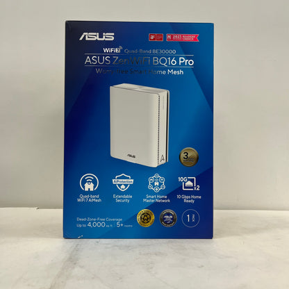 Asus ZenWifi BQ16 Pro Quad Band WiFi 7 90IG08Z0-MA1N2V Mesh WiFi Router