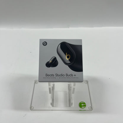 New Beats Studio Buds+ Wireless In-Ear Bluetooth Headphones Black Gold MQLH3LL/A