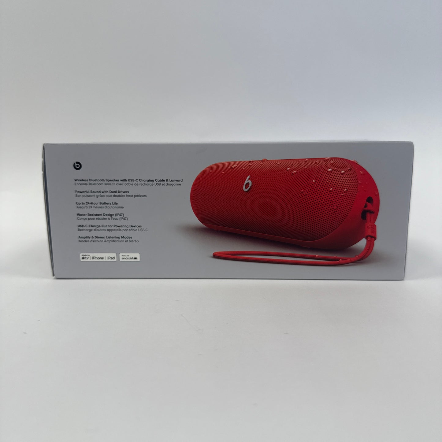 New Beats A3211 Portable Bluetooth Speaker Red MWQW3LL/A