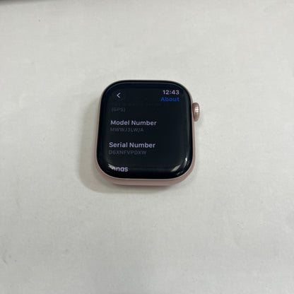 GPS Only Apple Watch Series 10 42MM Rose Gold Aluminum Face Only