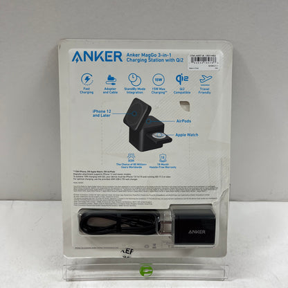 Anker MagGo 3 in 1 Wireless Charging Station A26M5