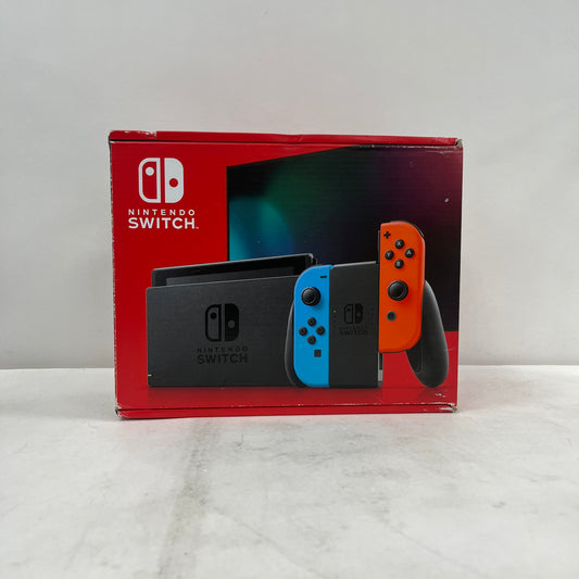New Nintendo Switch v2 Video Game Console 43388 Red/Blue