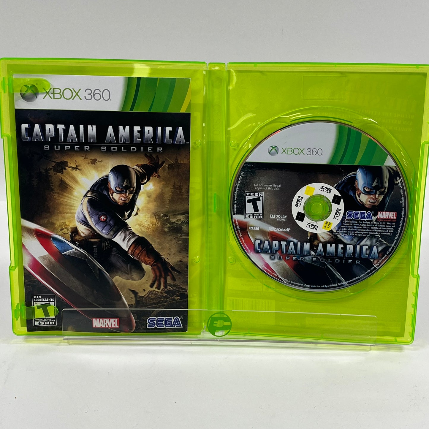 Captain America: Super Soldier (Microsoft Xbox 360, 2011)