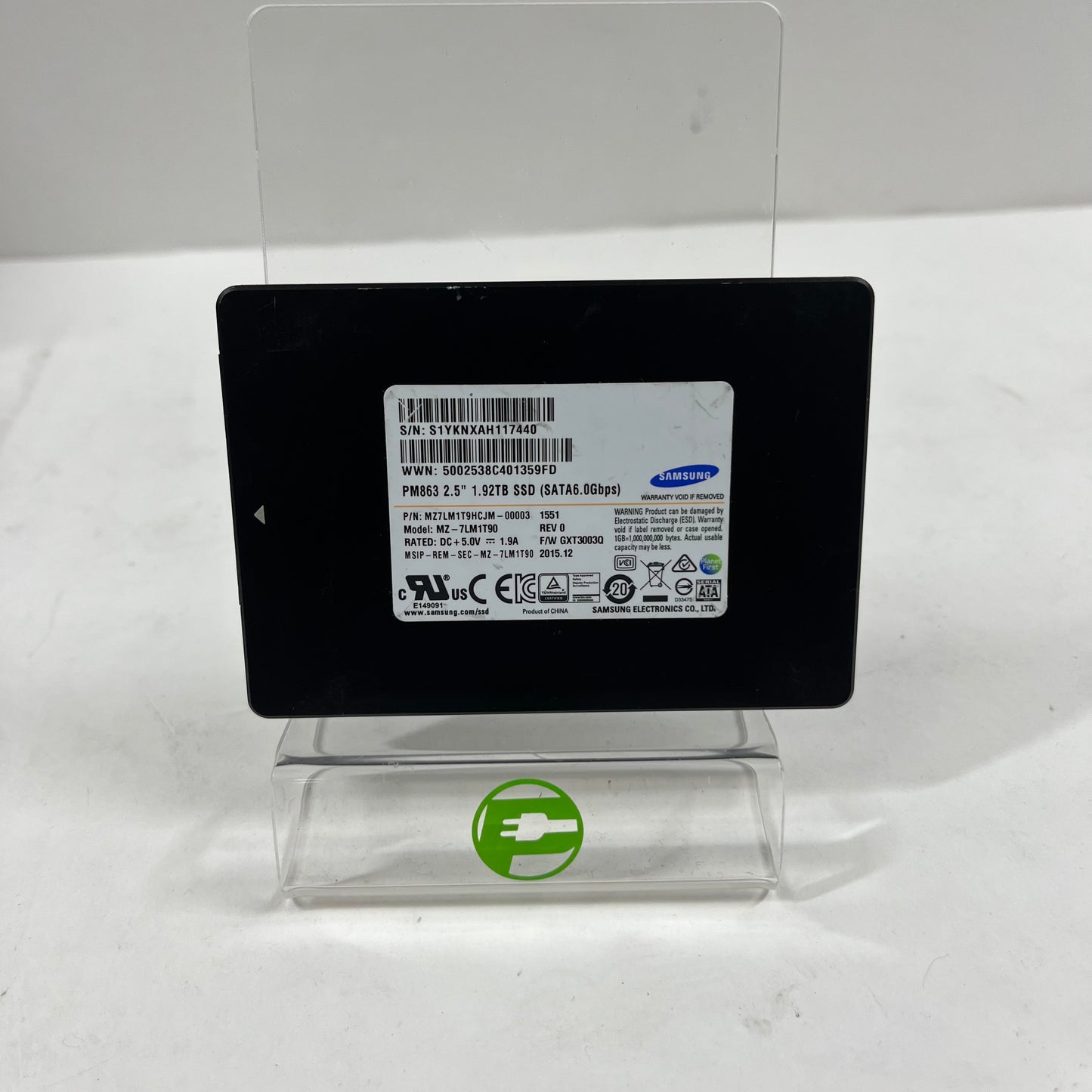 Samsung 2.5" MZ-7LM1T90 1.92tb SATA III 6Gbps SSD PM863