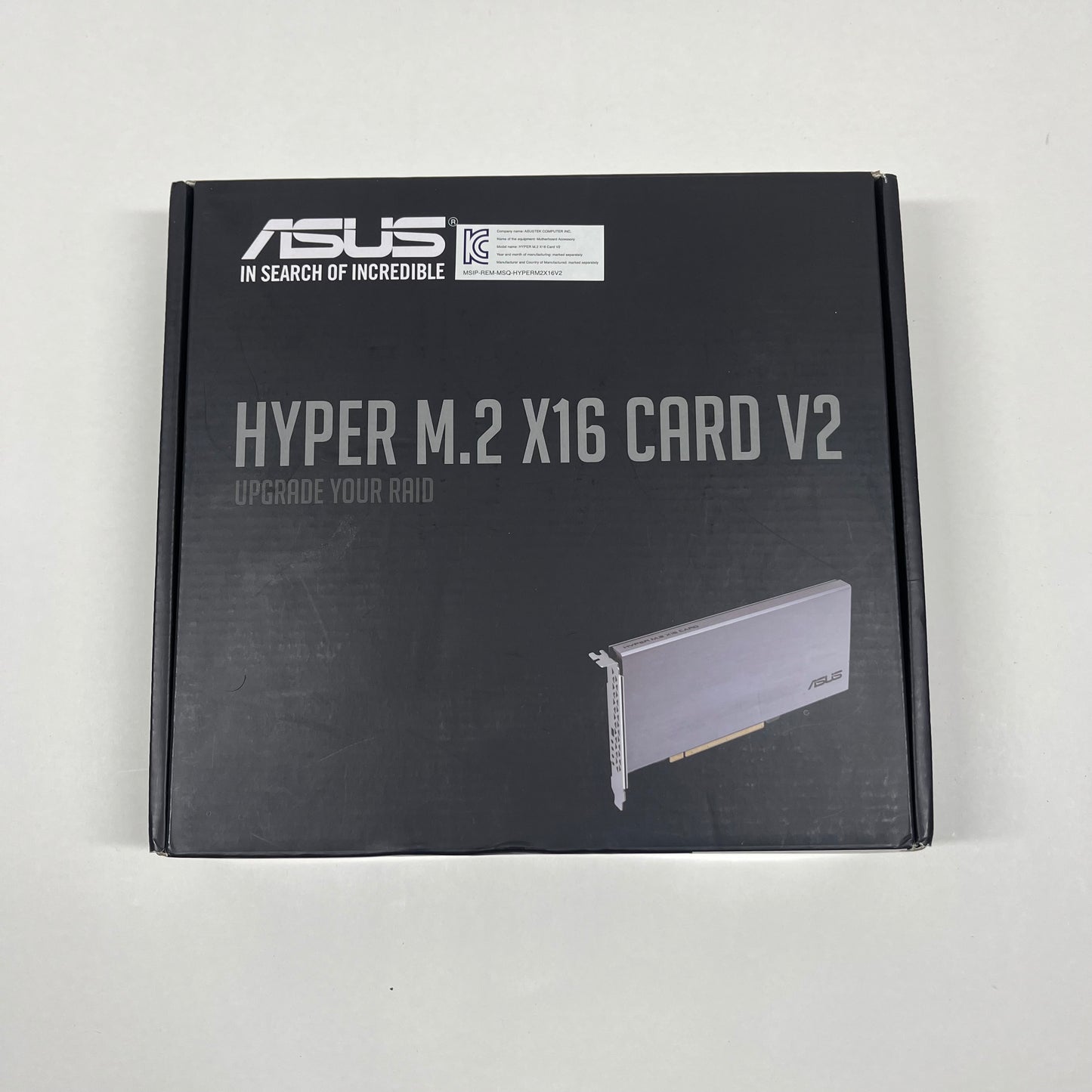 Asus Hyper M.2 X16 Card V2 PCIe-to-M.2 SSD expansion card MX28
