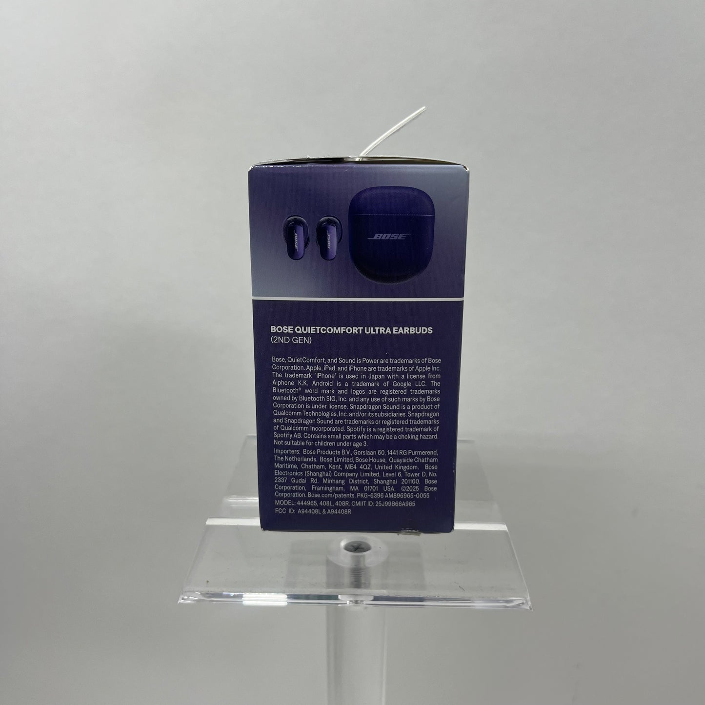 New Bose QuietComfort Ultra In-Ear Noise Cancelling Bluetooth Earbuds purple