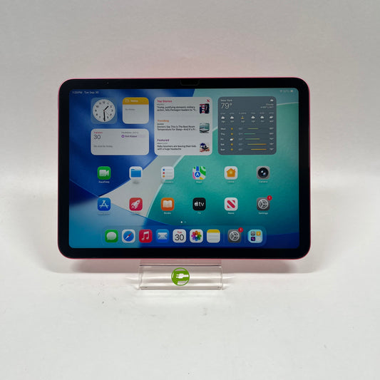 WiFi Only Apple iPad 10th Gen 64GB Pink MPQ33LL/A