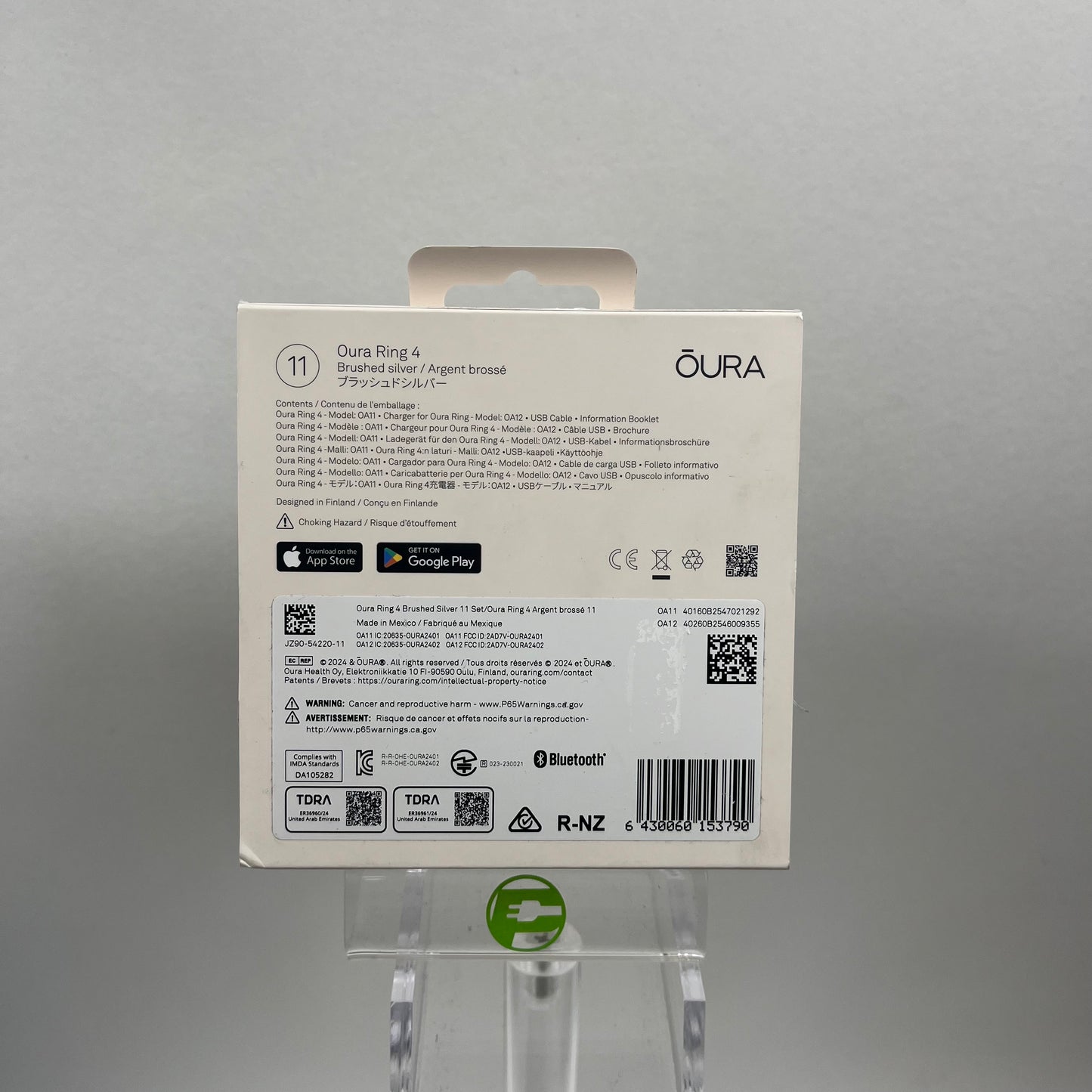 New Oura Oura Ring 4 Smart Ring