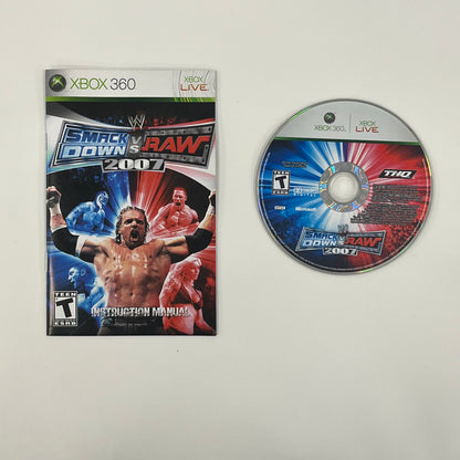 WWE Smackdown vs. Raw 2007 (Microsoft Xbox 360, 2006)