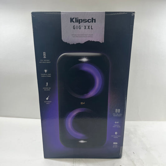 New Klipsch GIG XXL Party Speaker Black GIGXXL