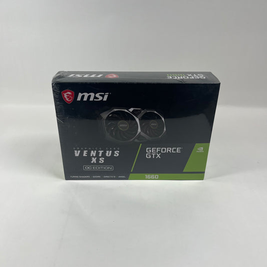 New MSI GeForce GTX 1660 Ti Ventus 6G OC 6GB GDDR5 Graphics Card 912-V379-013