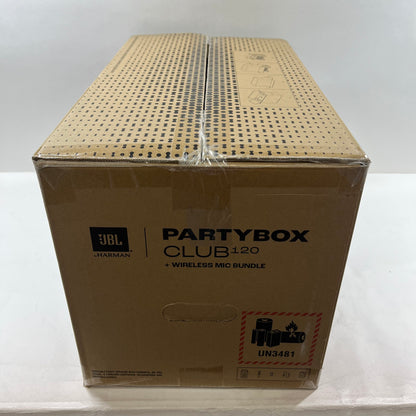 New JBL PartyBox Club 120 Portable Bluetooth Party Speaker Black 