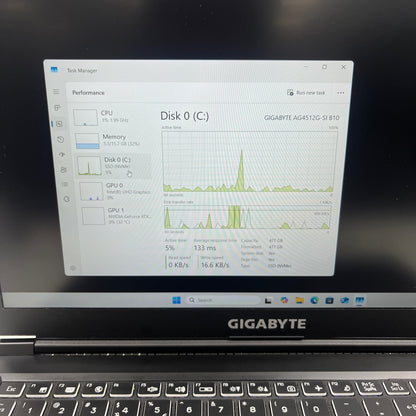 GIGABYTE ax211ngw 15.6" i7-13620H 2.3GHz 16GB RAM 512GB SSD GeForce RTX 4060