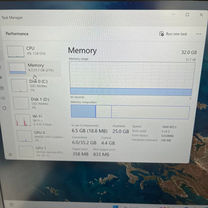 Sager Notebook V350SND 15.6" i9-14900HX 2.2GHz 32GB RAM 2TB SSD GeForce RTX 4060
