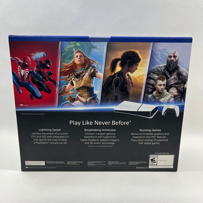New Sony PlayStation 5 Slim Digital Edition PS5 1TB White Console Gaming System