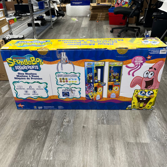 Arcade1Up 	SpongeBob Claw Machine Full-Size Arcade Game Claw Machine