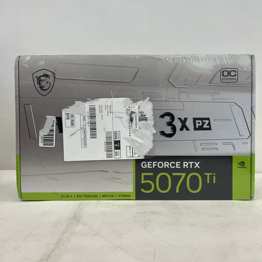 New MSI GeForce RTX 5070 Ti Ventus 3X OC 16GB GDDR7 Graphics Card G507T-16V3ZC