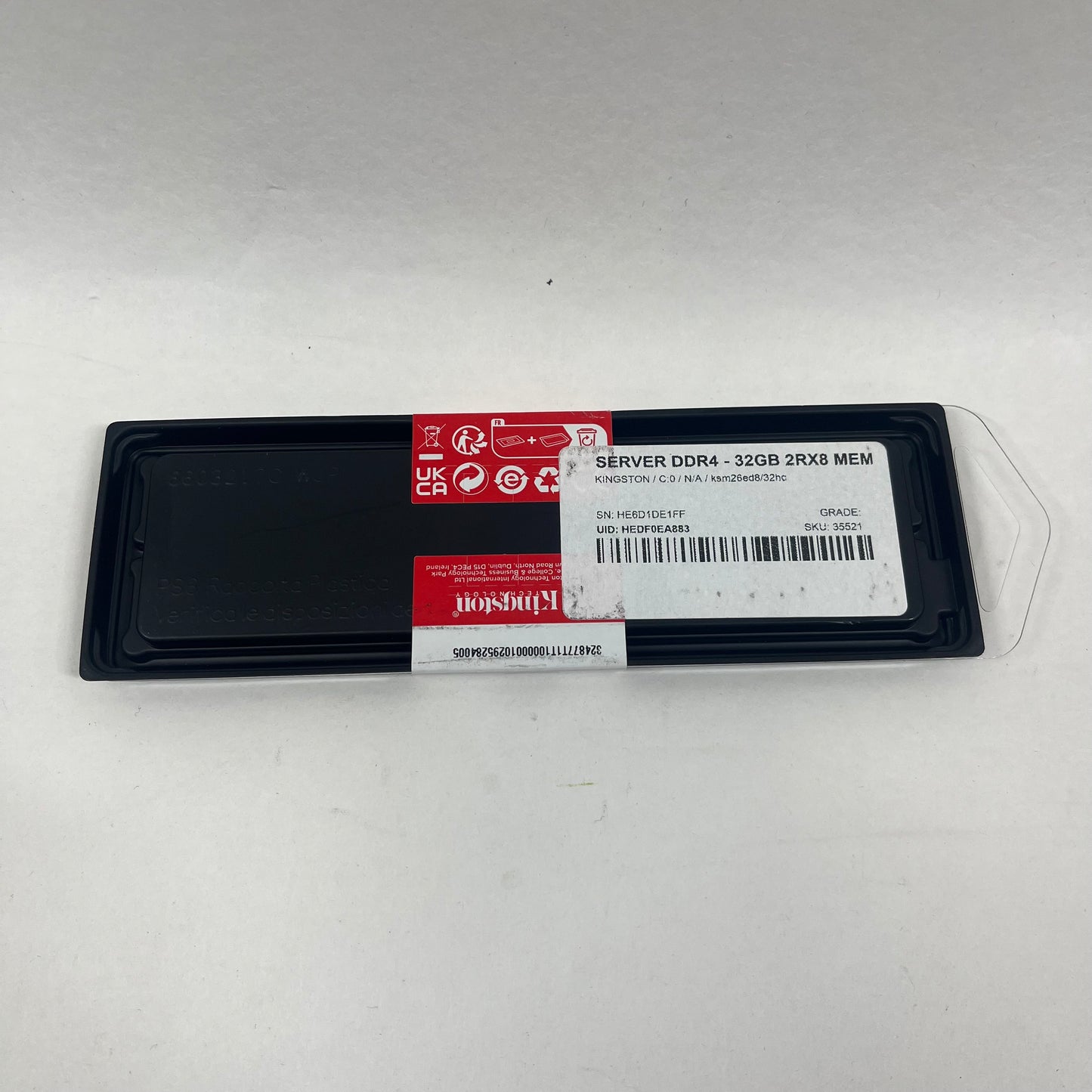 New Kingston server premier 32GB (1x32GB) RAM DDR4 2666MHz KSM56T46BD8KM-32HA 2