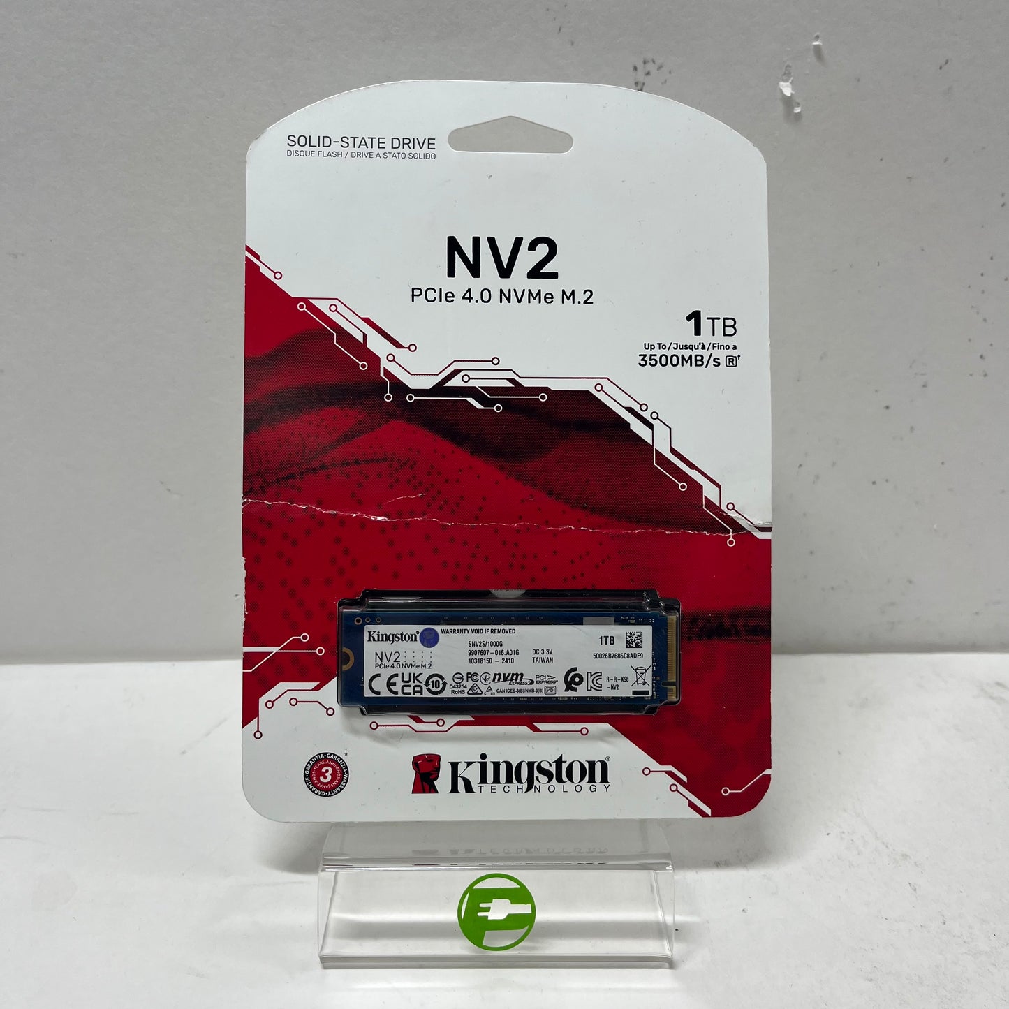 New Kingston 2280mm NV2 1TB M.2 NVMe Gen 4.0 x 4 SSD SNV2S/1000G
