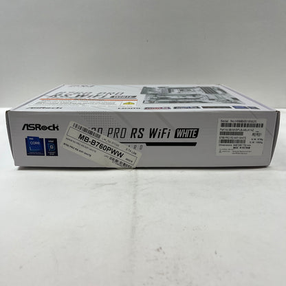 New AsRock b760 pro rs wifi white LGA 1700 ATX Intel DDR5 Motherboard