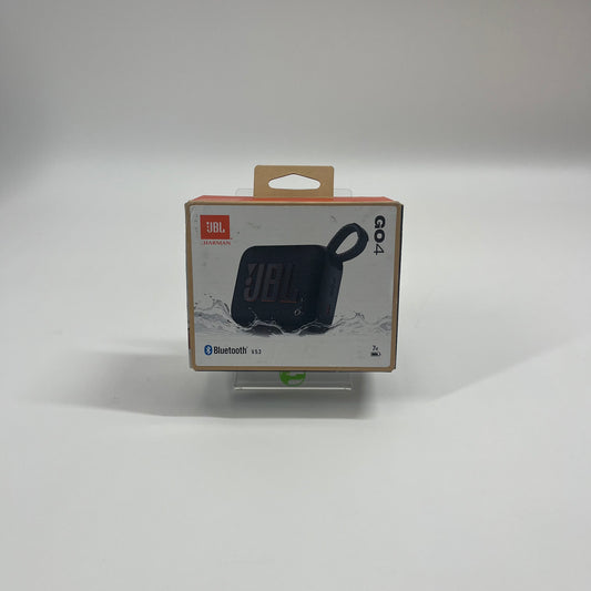 New JBL GO4 Portable Waterproof Bluetooth Speaker Black GO4