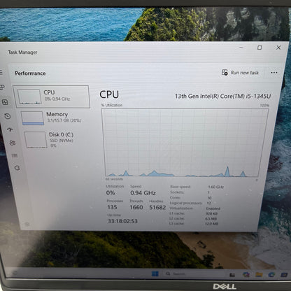 Dell Latitude 5540 15.6" i5-1345U 1.6GHz 16GB RAM 256GB SSD