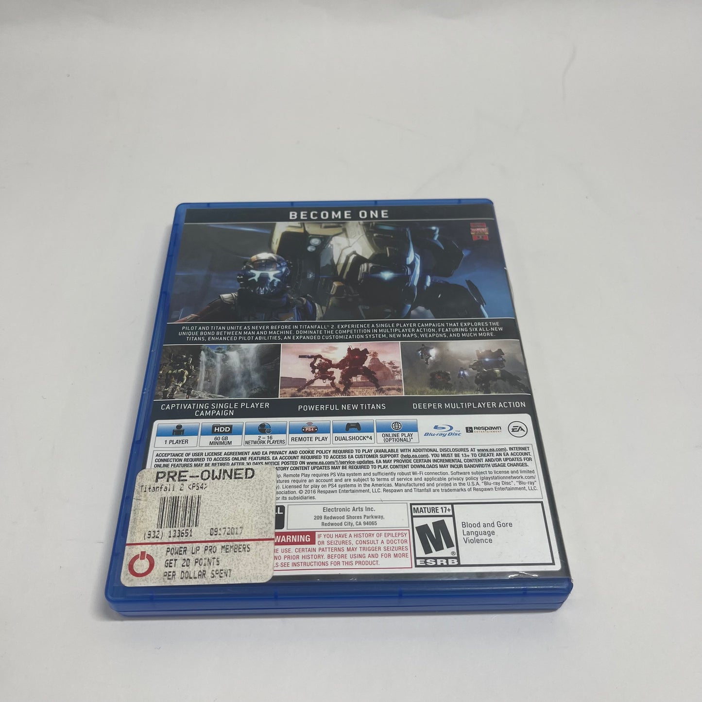 Titan Fall 2 (Sony PlayStation 4 PS4, 2016)