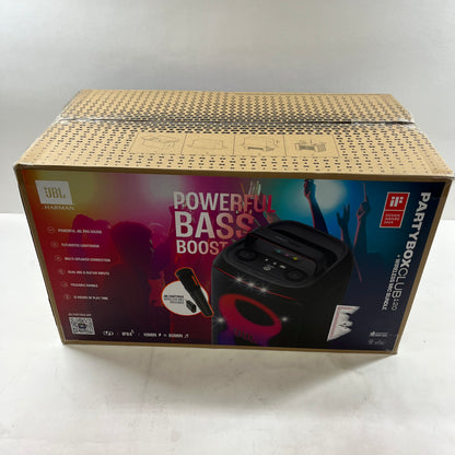 New JBL PartyBox Club 120 Portable Bluetooth Party Speaker Black 