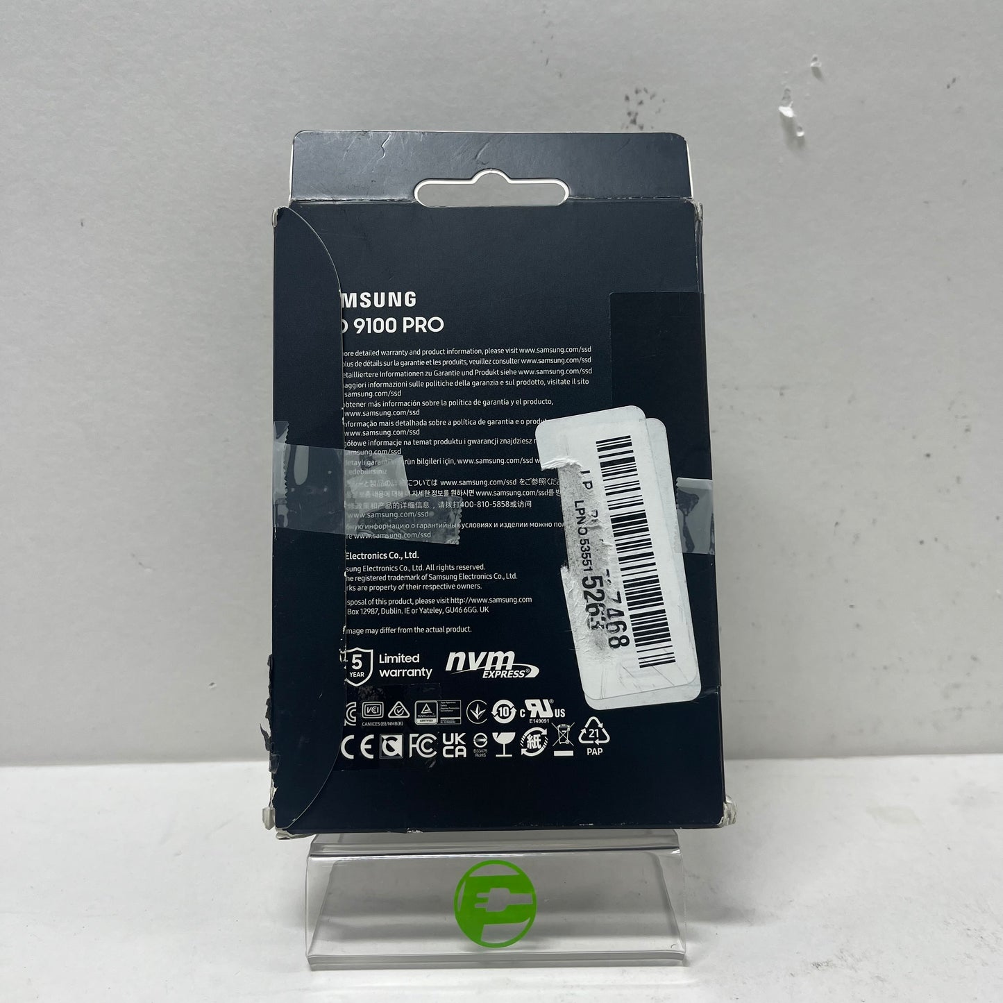Samsung 2280mm MZ-VAP4T0 4TB M.2 NVMe Gen 5.0 x 4 SSD MZ-VAP4T0B/AM