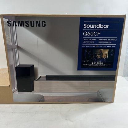 New Samsung Q60CF Wireless Soundbar System Black HW-Q60CF