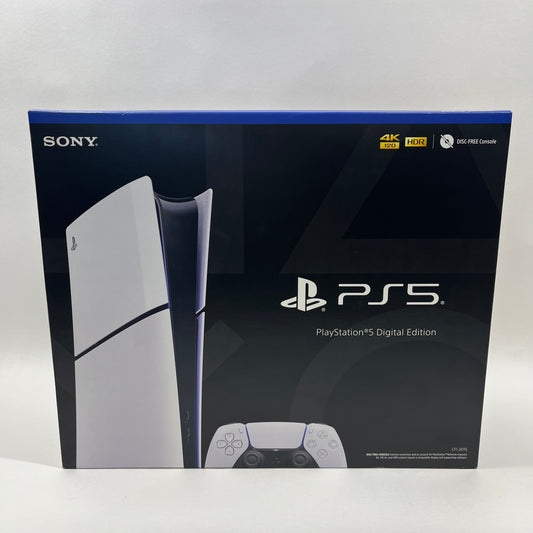 New Sony PlayStation 5 Slim Digital Edition PS5 1TB White Console Gaming System 