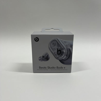 New Beats Studio Buds+ Wireless In-Ear Bluetooth Headphones Silver MQLK3LL/A