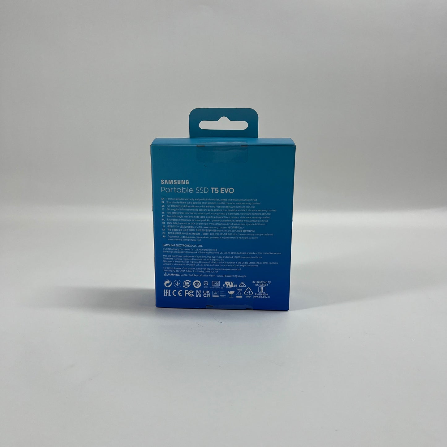 New Samsung T5 Evo PORTABLE SSD CARD MU-PH8T0S/WW