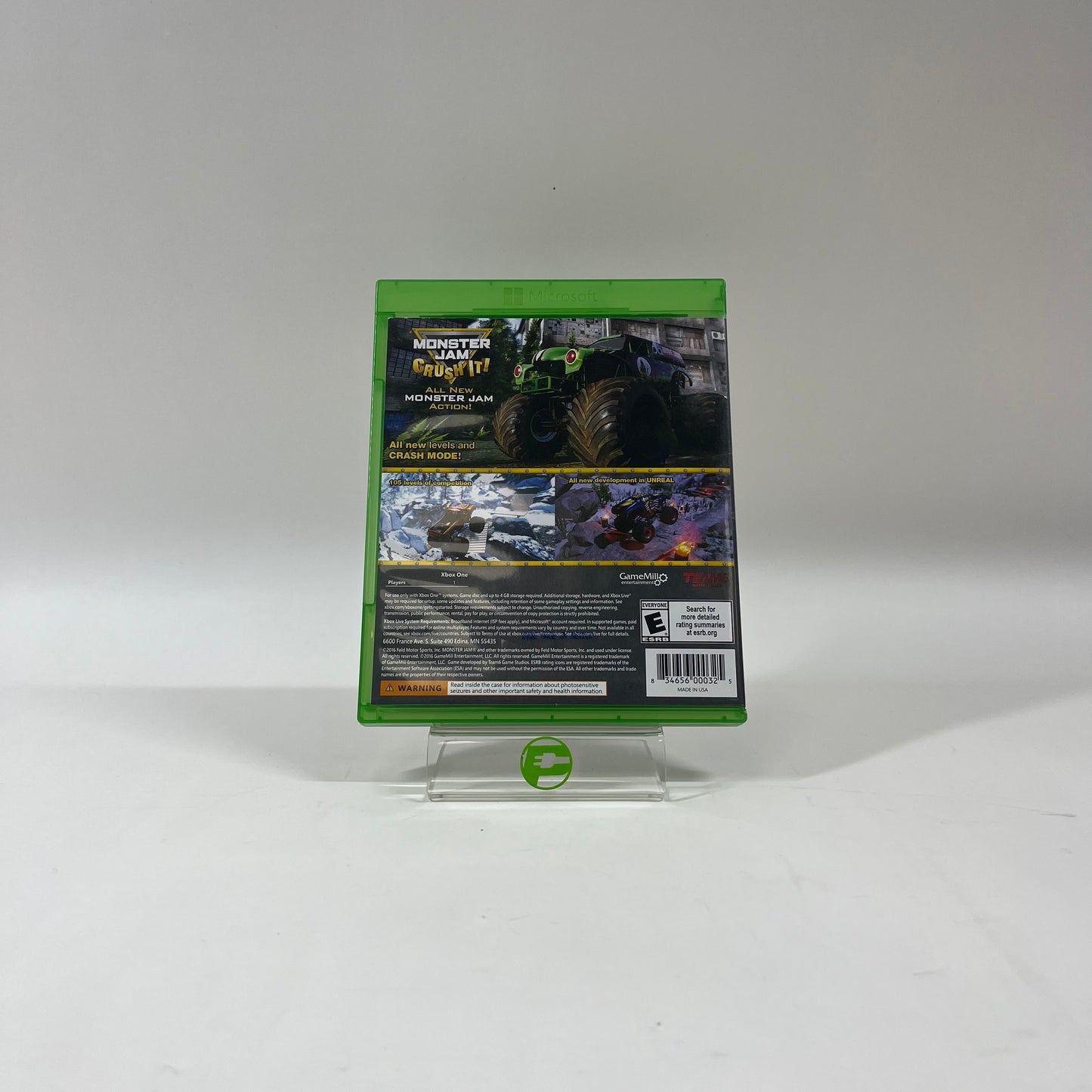 Monster Jam: Crush It (Microsoft Xbox One, 2016)