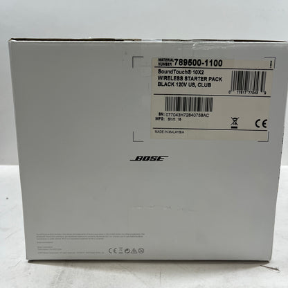 New Bose SoundTouch 10 Wireless Starter Pack Wireless Surround Speakers Black 