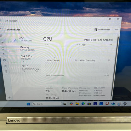 Lenovo Yoga 9 14" i7-1195G7 2.9GHz 16GB RAM 500GB SSD Iris Xe Graphics